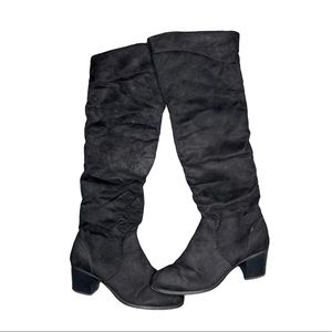 Ruched Tall Boots